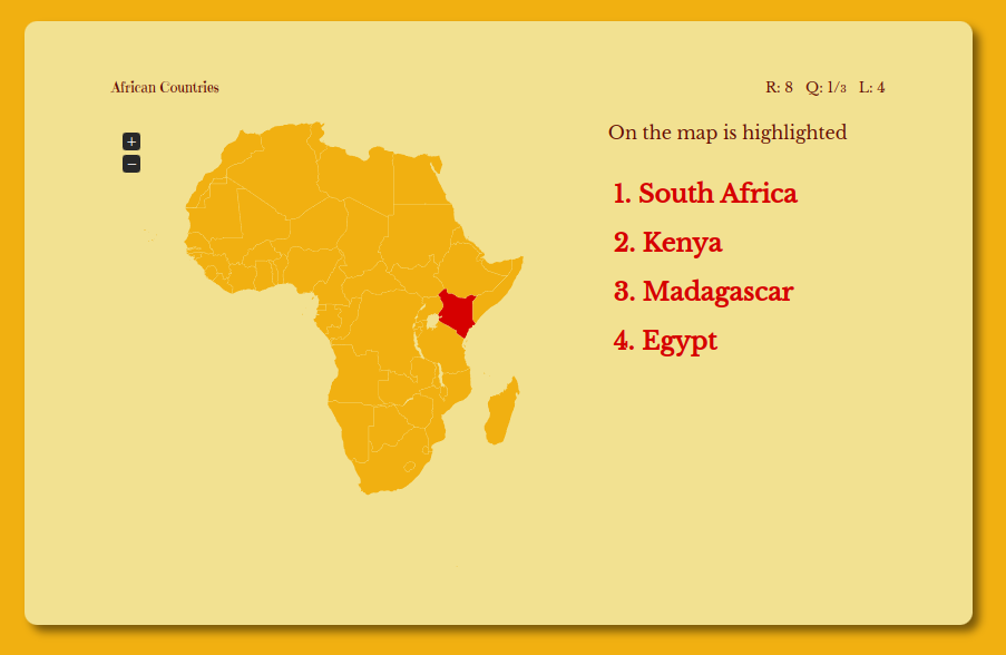 Map-based question Map-based question